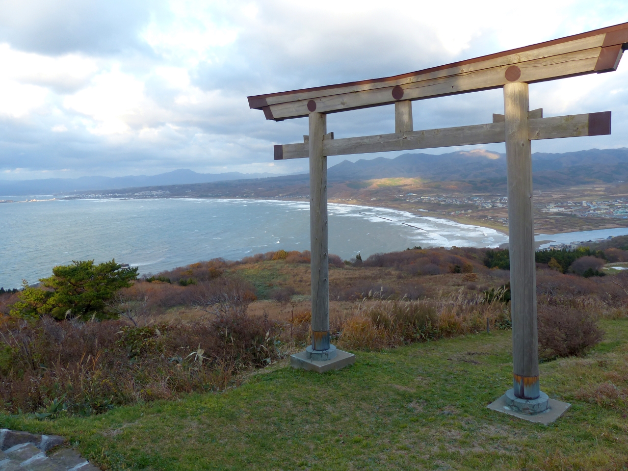山頂からは日本海の絶景が
