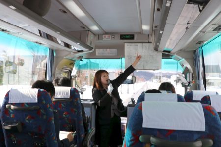 観光バス『幕末ロマン＆北の日本海の恵み旅！』のテスト運行に乗車しました
